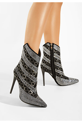 B T Shoes Botine elegante negre Piacenza