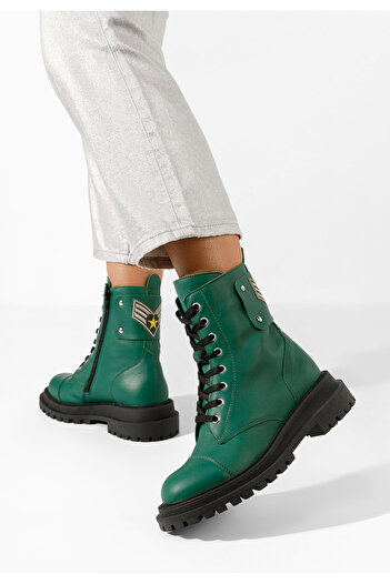 B T Shoes Αρβυλάκια δερματινα Navara πρασινο