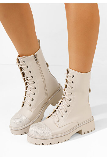 B T Shoes Αρβυλάκια γυναικεία Aloya μπεζ
