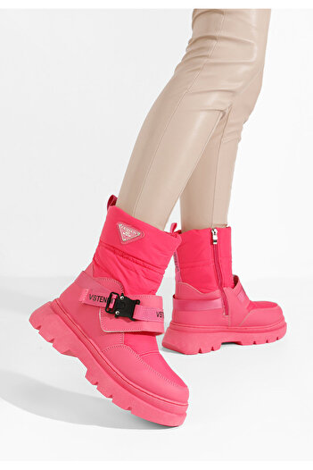 B T Shoes Γυναικειεσ μποτεσ χιονιου Manya φούξια