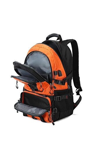Flippy Multifunctional Hiking Backpack, Flippy, 36-55 L Capacity, Travel, Waterproof, USB Slot Phone Chargi