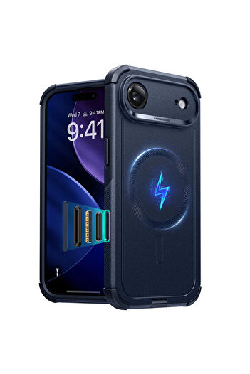 ESR Husa iPhone 17 Air Cyber Halolock, albastru