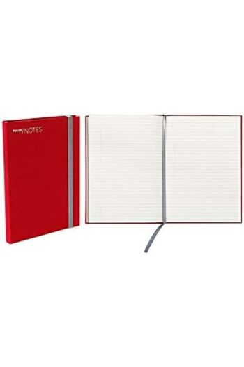 STOREMAX Sk320R A5 Red Lined Notebook