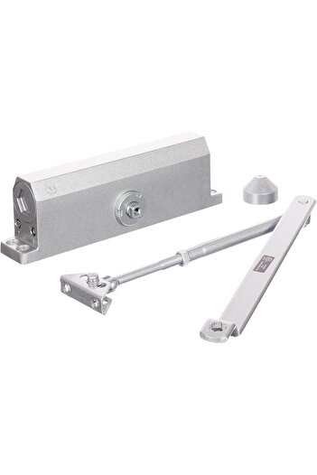 STOREMAX Polysight Door Hydraulic 104 Fixed Strong 4 Number (80 kg) Door Spring, Silver Trendzap 467437