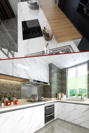 STOREMAX Sersashop Kitchen Countertop Marble Patterned Foil Coating 5 Mt 1420 266450
