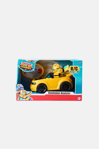 Jada Transformers Rescue Bots Academy Bumblebee RC Radio Control Car, Yellow