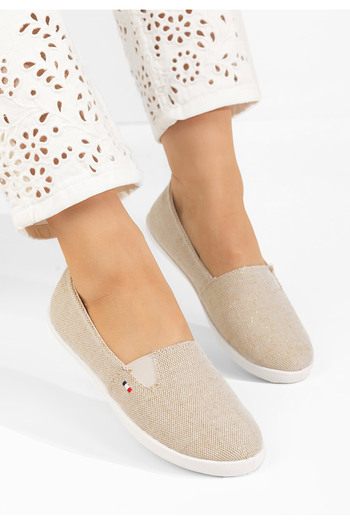 B T Shoes Béžové dámské espadrilky Maybelle