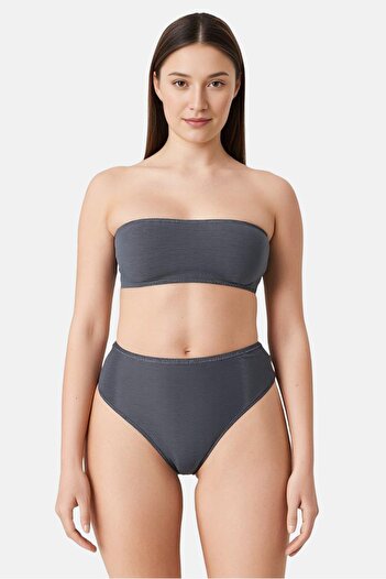 Allbirds Women Plain Pull On Brief, Grey