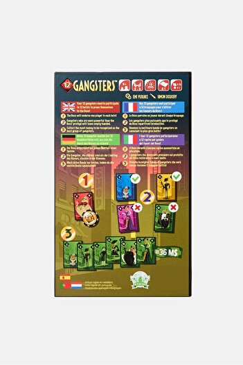Blue Orange 12 Gangsters Card Game