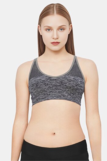 Triumph Women Yarn Dye Padded Bralette, Grey