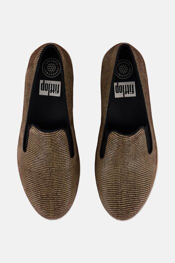Fitflop Women Superskate Slip On Casual Shoes, Brown/Beige