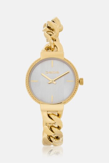 Bebe Women BB3543L/01M Stainless Steel Quartz Watch 33 mm, Gold