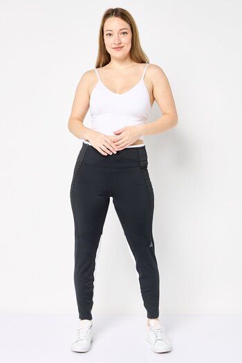 New Balance Women Sportswear Fit Brand Logo Training Leggings, Black