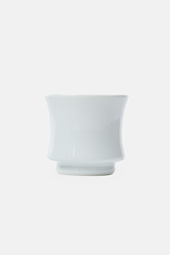 BIA Cordon Bleu Stoneware Solid Footed Tea Cup 177,4 ml, White