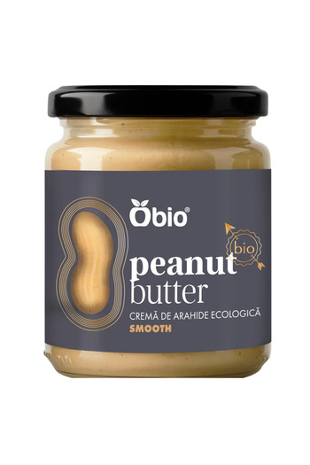 OBİO Jemný arašídový krém 250 g -