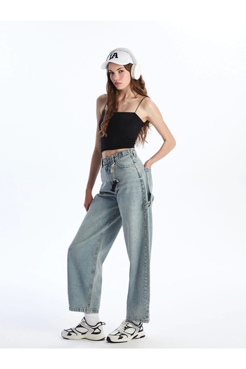 LC Waikiki Xside Blue Baggy Fit Women's Jeans