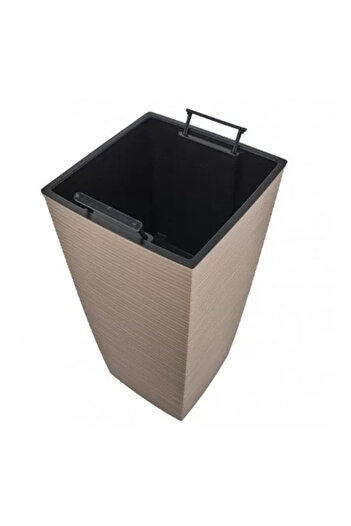 Gimihome Tall Planter with Inner Pot, 22 x 22 x 47, Aurora 887, Various Colors