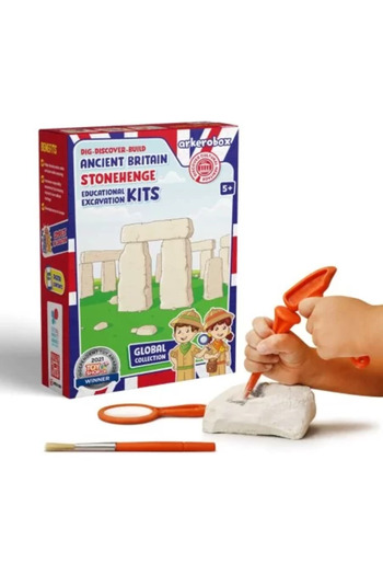 Arkerobox - Archaeological Educational Kit and 3D Puzzle, Ancient Britain, Stonehenge