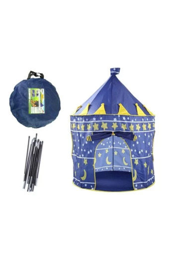 LeanToys Hrací stan pro chlapce, modrý, LeanToys, 9503