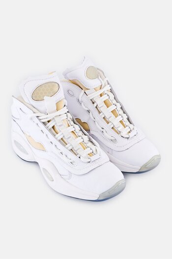 Reebok Men Project 0 Tq Memory Of Lace Up Basketball Shoes, White
