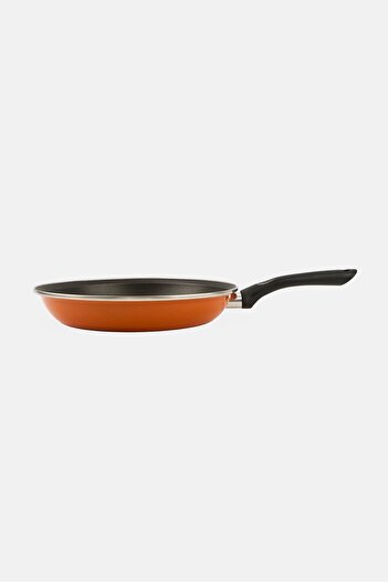 iBiLi Non Stick New Orange Enamelled Frying Pan, Orange