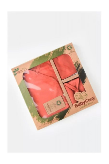 BabyCosy Set de 5 piese pentru nou nascut - 100% bumbac - Scortisoara