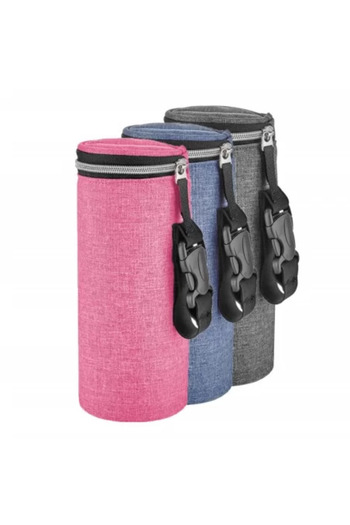 Babyjem Thermal Insulating Sleeve for Baby Bottle (Color: Grey)