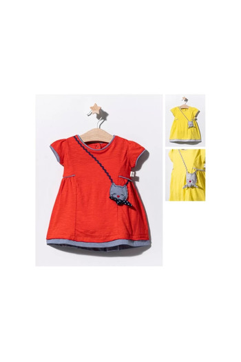 Tongs Baby Summer Dress Cat for Girls