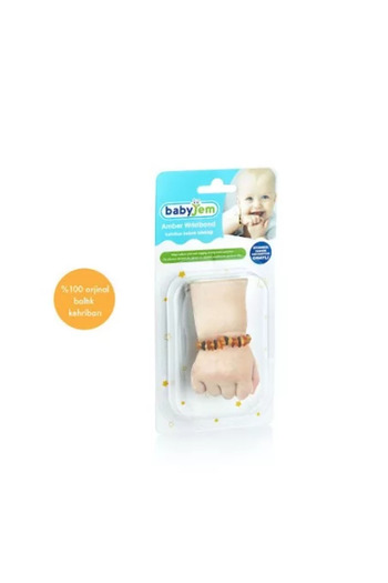 Babyjem Bratara din chihlimbar pentru bebelusi (Culoare: Multicolor)
