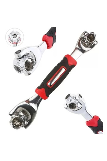 Avex Universal Multifunctional Socket Wrench, Metal, 8-19 mm