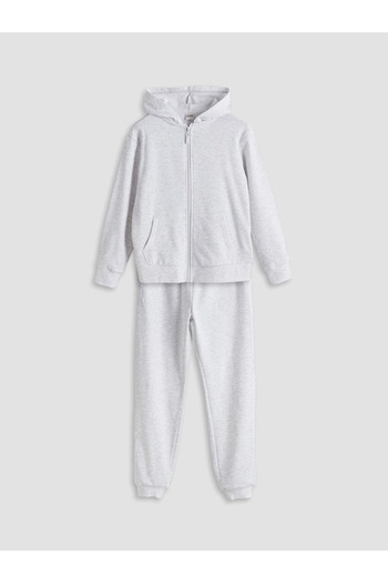 LC Waikiki Lcw Girl's Hooded Tracksuit Set