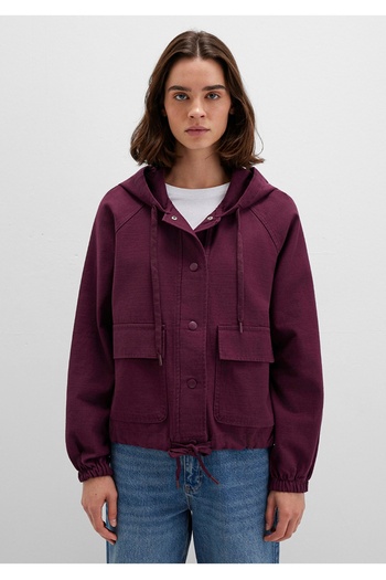 Mavi Hooded Regular Fit 100% Cotton Jacket