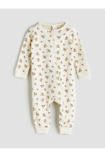 LC Waikiki Sparkling Choices from Shining Store |   Crew Neck Floral Baby Girl Romper Set of 2