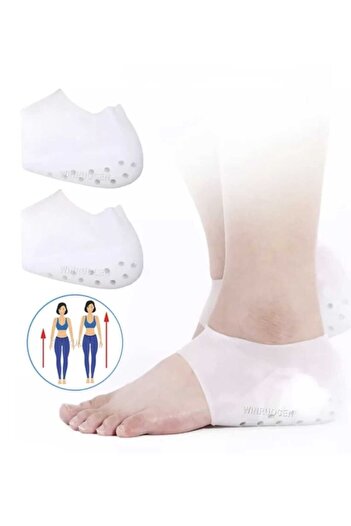 Fstyle 3cm Invisible Height Increase Silicone Heel 2 Pieces
