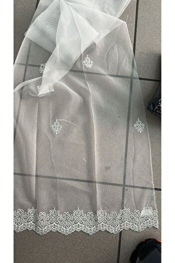 Storlant Lirica Tulle Curtain Bamboo |   Full Coverage L Heavy Weight L 1/3 Tight Pleats L Suitable for All Rooms