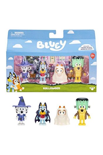 bluey S11 Figure 4Pk Costume Party