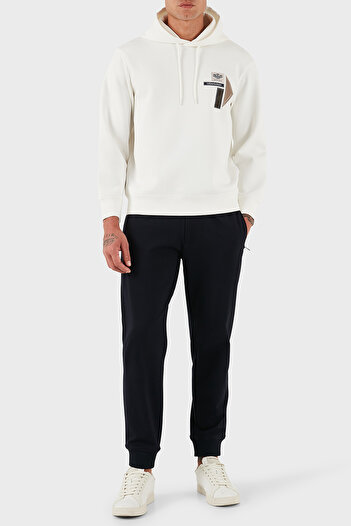 Emporio Armani Logo Cotton Regular Fit Hooded Sweat Men's Sweat Em003587 Af10013 U0003