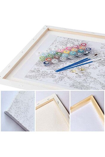 Toybox DIY Oil Painting Paint by Number Kit for Kids Adults Students Beginner Arts Craft for Home