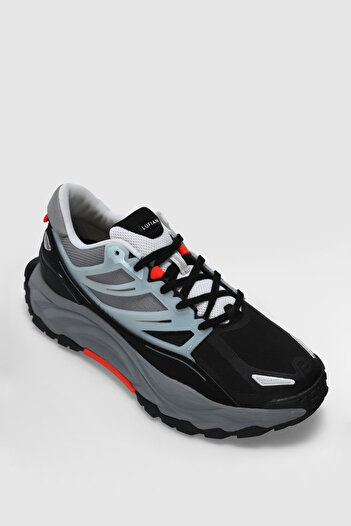 Lufian Edwın Men's Leather Sneaker Shoes Black