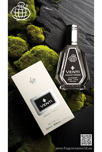 Fragrance World Eau de Parfum Venti Green Tweed by Fragrance World, Men, 50 ml