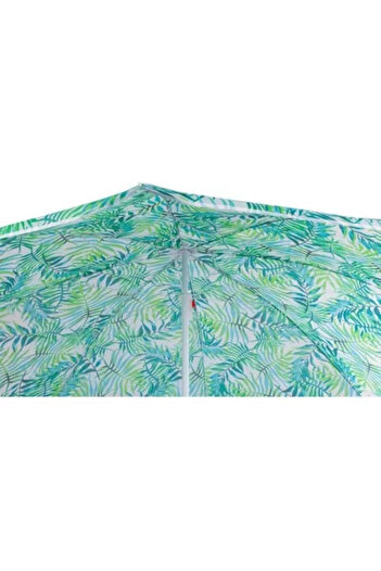 Strend Pro Slunečník na pláž, Strend Pro, design listu, zelený, 180 cm
