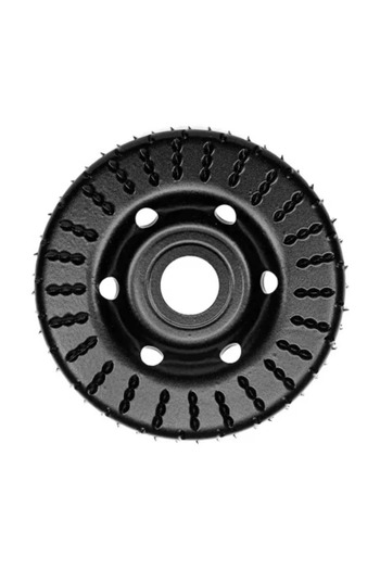 dedra Circular Sanding Disc, Shaped, Rasp, for Wood, Plastic, Rubber, Cellular Concrete, Grade I, 120x22.2