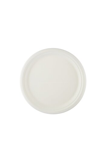Hotpack 10" Bio-Degradable Paper Plates - 10pcs Eco-Friendly Disposable Plates