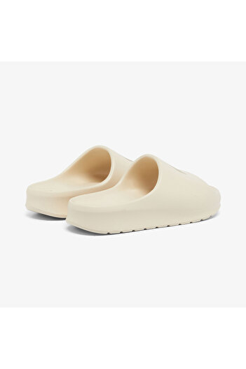 Lacoste Croco 2.0 Evo Kadın Krem Terlik