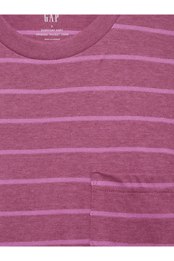 GAP Erkek Koyu Pembe Original Jersey T-Shirt