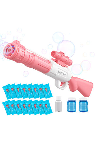 TSUMAB Electric Bubble Machine – Automatic Bubble Blaster with Refill Packs