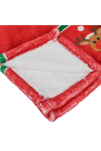 OEM Soft Velvet Christmas Blanket for Kids, 80 x 90 cm, Merry Christmas