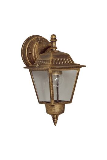 Klausen Klausen outdoor wall lamp, aluminum structure, transparent glass shade