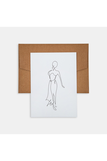 PK Design Mini Poster Line Drawings Figure 1