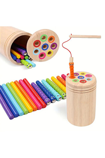OEM Jucarie Montessori din Lemn pentru Copii Mici, Jucarii Magnetice de Pescuit